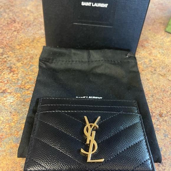 Accessories Ysl Card Holder Poshmark
